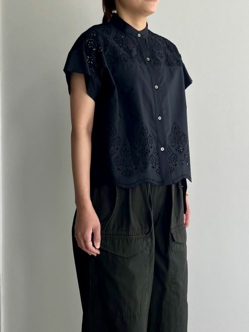 トップス TICCA TICCAティッカ レースフレンチシャツ 【全3色】 | ITAL STYLE WEAR