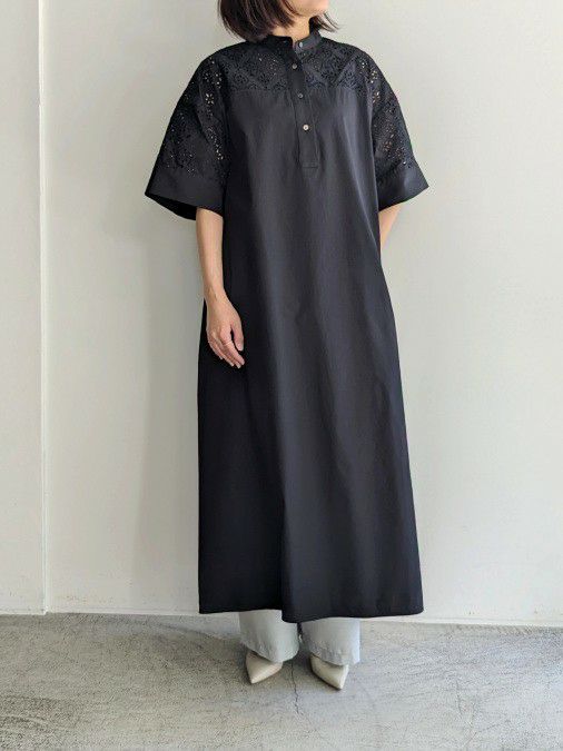 TICCA ロングシャツワンピースSOMELOS社 ワイドシルエット 極美品 ティッカ ロングシャツワンピースSOMELOS社 ワイド