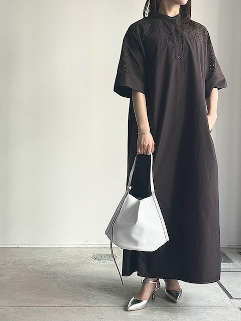 TICCA ロングシャツワンピースSOMELOS社 ワイドシルエット 極美品 TICCA ティッカ ロングシャツワンピース SOMELOS ワイド
