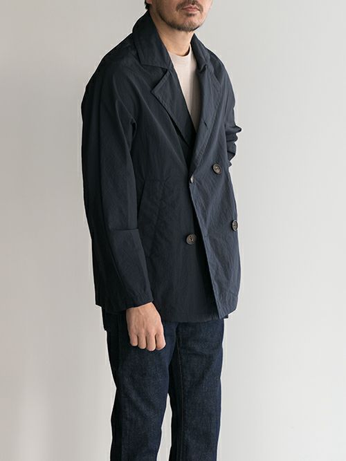 Hevo イーヴォ Pコート ORTOLINI NAVY | ITAL STYLE WEAR