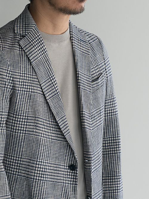 CIRCOLO 1901チルコロ 1901 グレンチェック柄ジャケット NAVY.C