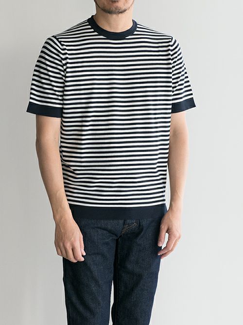 【新品未使用】FILIPPO DE LAURENTIIS ボーダーニットT FILIPPO DE LAURENTIIS 半袖ボーダーニット！ | atour blog