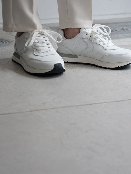 Voile Blancheボイルブランシェ レザースニーカー STORM WHITE | ITAL