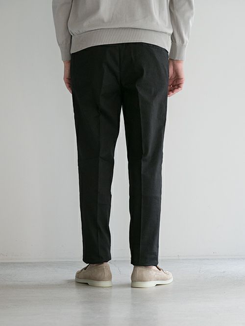 DEVORE Incipit デヴォレ インチピット ワンタックパンツ BLACK | ITAL