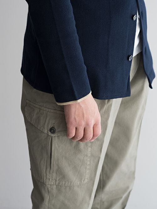 美品 LARDINI/ラルディーニ ニットシャツ コットンオープンカラー 48 未使用に近い】LARDINI ラルディーニ オープンカラーシャツ
