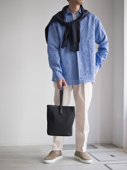 COLONY CLOTHINGコロニークロージング スキッパーリネンシャツ