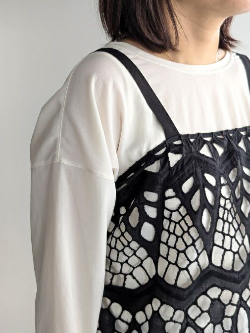 MATOKA MATOKAマトカマトカ レースキャミソール BLACK | ITAL STYLE WEAR