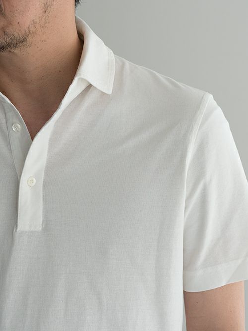 美品 ドルモア ポロシャツ サイズS ホワイト イタリア製 Drumohrドルモア コットンポロシャツ 【全3色】 | ITAL STYLE WEAR