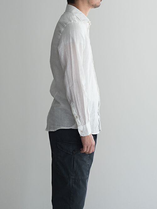 ALLEY DOCKS 963アレイドックス リネンシャツ WHITE | ITAL