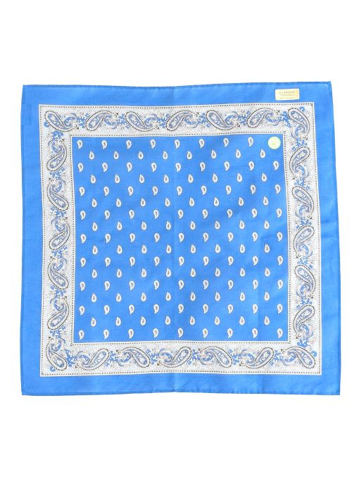 BLUMERブリュメル ペイズリー柄ハンカチ 【全5色】 | ITAL STYLE WEAR