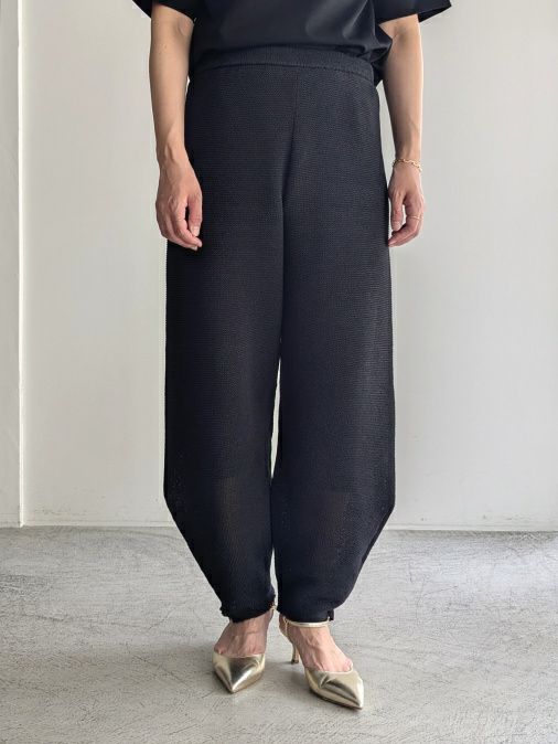 ENRICAエンリカ 和紙混紡ニットパンツ 【全2色】 | ITAL STYLE WEAR