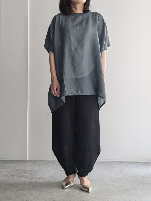 ENRICAエンリカ 和紙混紡ニットパンツ 【全2色】 | ITAL STYLE WEAR