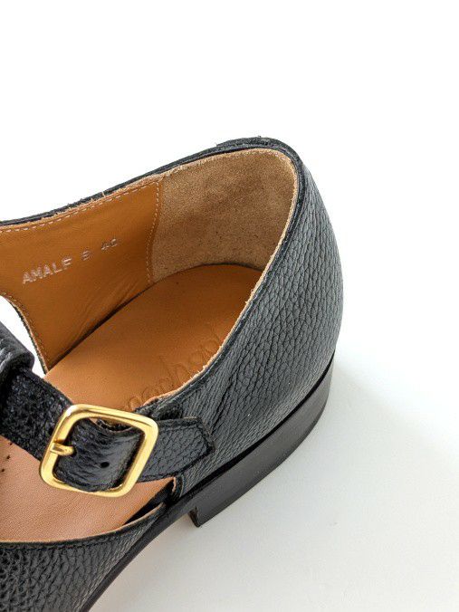 polpetta ポルペッタ グルカサンダル AMALFI-B BLACK | ITAL