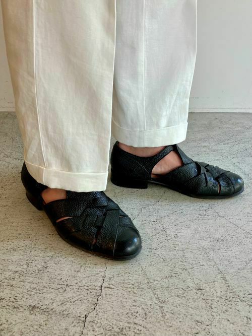 polpetta ポルペッタ グルカサンダル AMALFI-B BLACK | ITAL