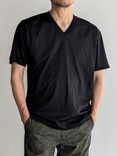 Cruciani クルチアーニ Vネックニット BLUE | ITAL STYLE WEAR
