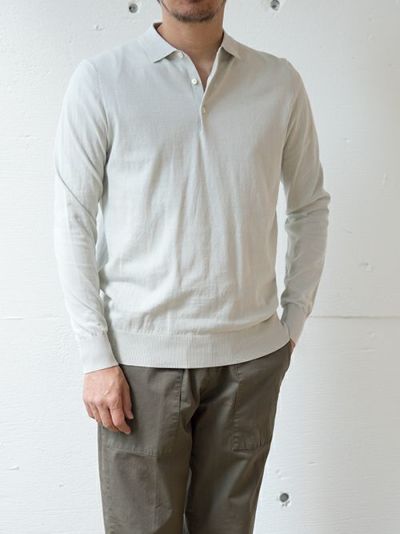 クルチアーニ★未使用タグ付★クルーネックショートスリーブニット★グレー C.E - Crew Neck DBL Knit Short Sleeve Charcoal | ALTERFATE