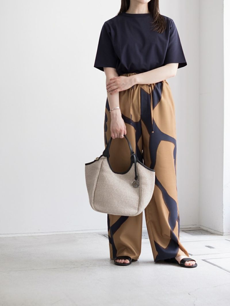 ma couleurマクルール ワイドイージーパンツ CAMEL | ITAL STYLE WEAR