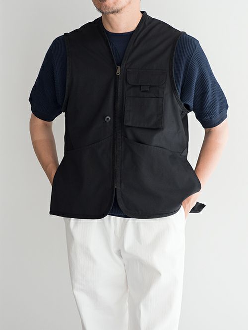 KENNETH FIELDケネスフィールド GUIDE VEST BLACK | ITAL STYLE WEAR