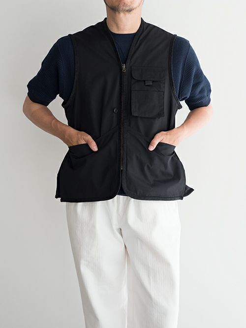 KENNETH FIELDケネスフィールド GUIDE VEST BLACK | ITAL STYLE WEAR