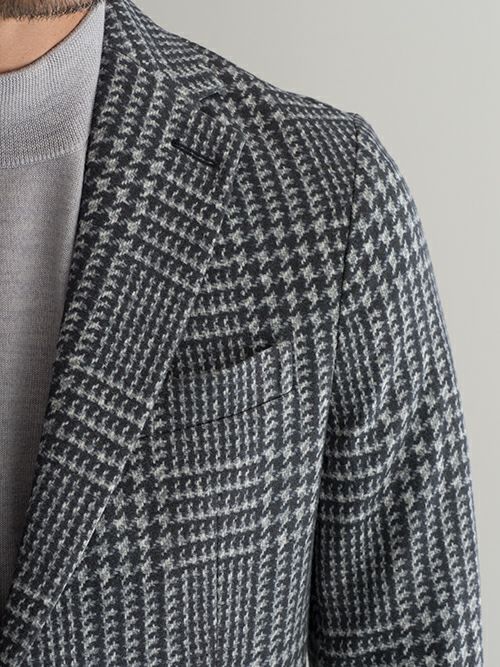 CIRCOLO 1901チルコロ 1901 グレンチェック柄ジャージージャケット