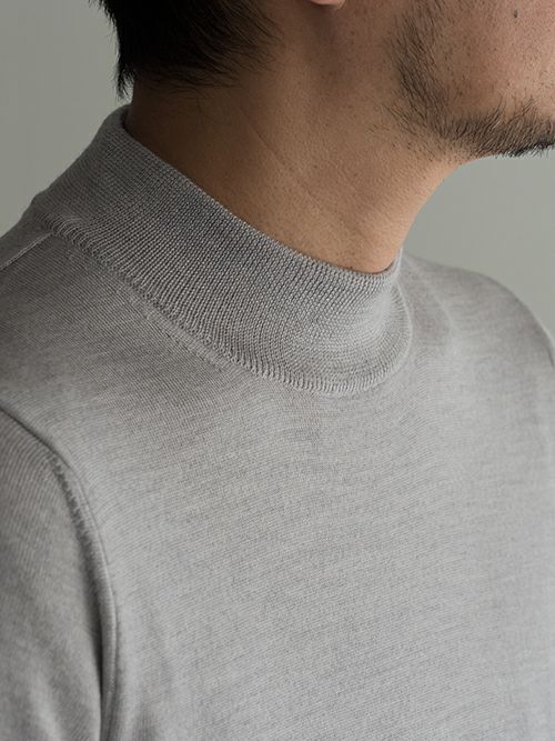 フォロー割専用 1994AW STONE  モックネックウールニット 発送在庫あり】【RBC】【秋冬】モックネックニットセーター/ブラック