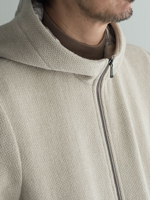 Drumohrドルモア ニットブルゾン BEIGE | ITAL STYLE WEAR