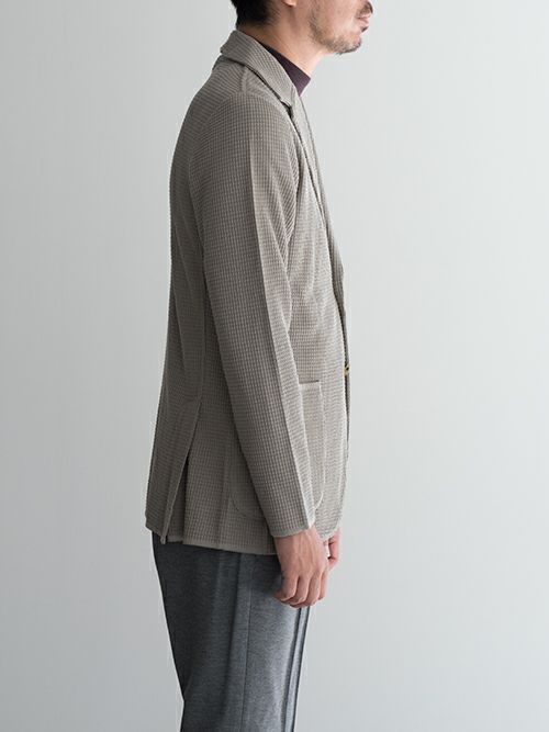 現行品 ラルディーニ ワッフル 2B ニットジャケット ブートニエール付き LARDINI ラルディーニ ワッフル編みニットジャケット 【全2色】 | ITAL