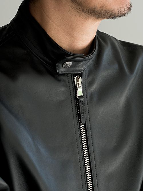 EMMETIエンメティ シングルライダース MASSIMO NAPPA BLACK | ITAL