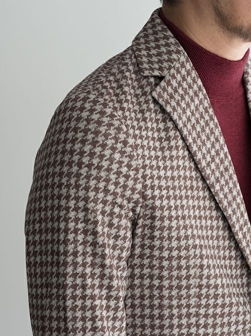 CIRCOLO 1901 チルコロ 1901 ハウンドトゥース柄 ジャージージャケット