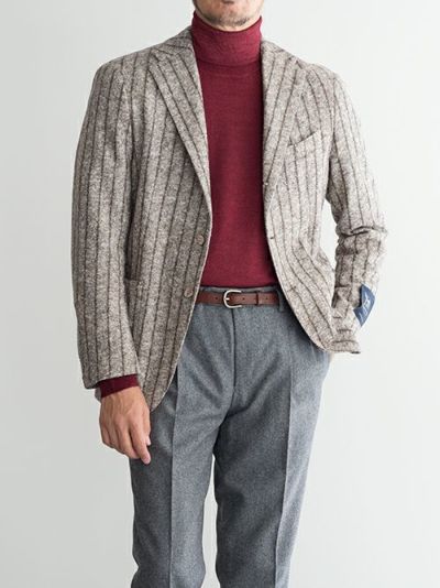 LARDINIラルディーニ ニットジャケット GRAY | ITAL STYLE WEAR