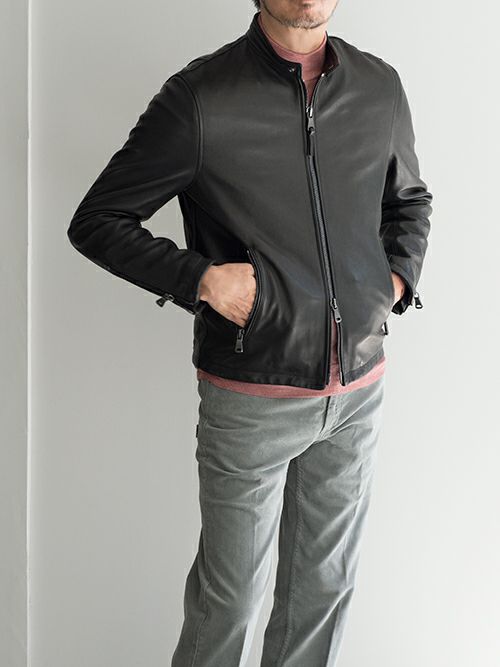 Garret ギャレット シングルライダース BLACK | ITAL STYLE WEAR