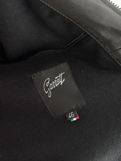 Garret ギャレット シングルライダース BLACK | ITAL STYLE WEAR