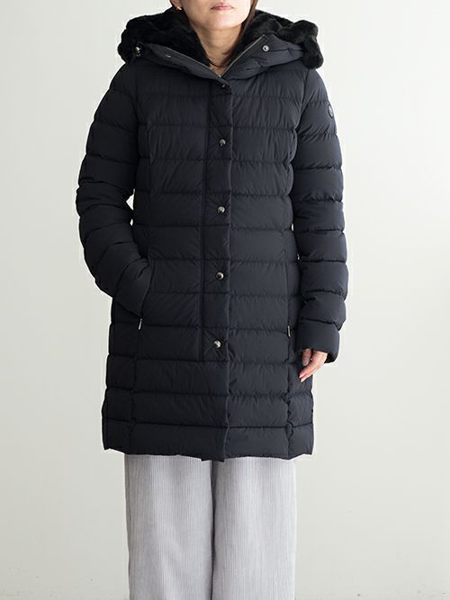 CAPEHORN SANTACRUZ ダウンコート ブラック CAPE HORN/SANTACRUZ（ダウンジャケット/コート）｜CAPEHORN（ケープ