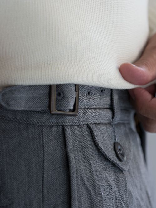 【美品】ケネスフィールド　ヘリンボーングルカパンツ 中古・古着通販】kenneth FIELD (ケネスフィールド) ヘリンボーン