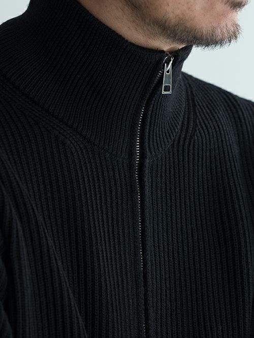 roberto collina ロベルトコリーナ ドライバーズニット BLACK | ITAL