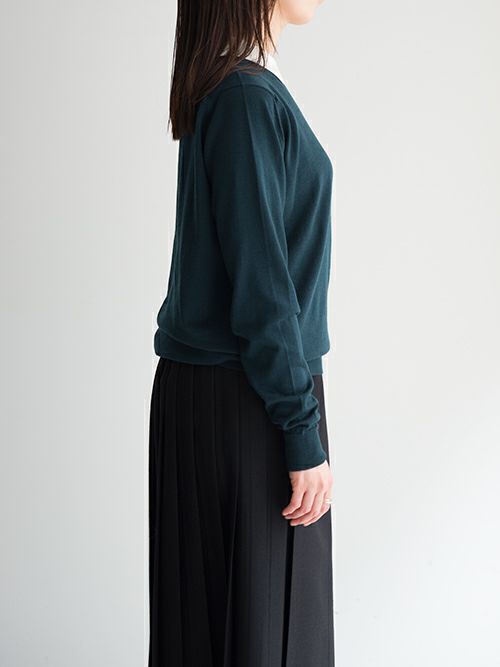 JOHN SMEDLEY ジョン スメドレー バイカラークレリックニット【全2色