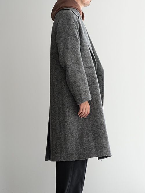 Hevo イーヴォ ベルテッドコート BRINDISI GRAY | ITAL STYLE WEAR