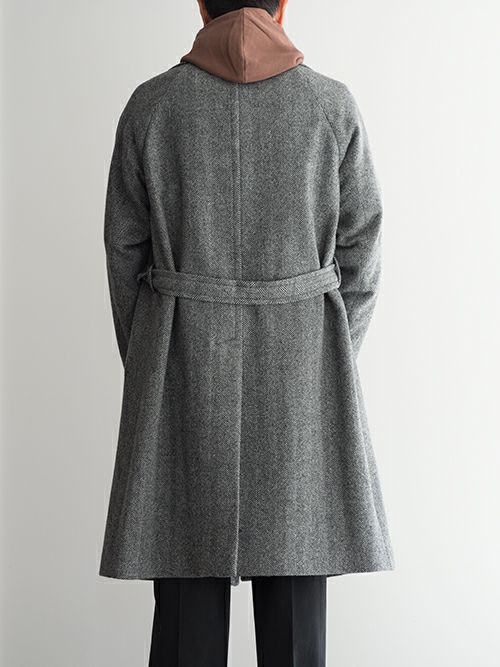 Hevo イーヴォ ベルテッドコート BRINDISI GRAY | ITAL STYLE WEAR