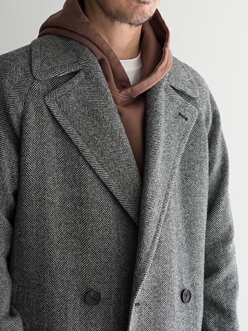 Hevo イーヴォ ベルテッドコート BRINDISI GRAY | ITAL STYLE WEAR