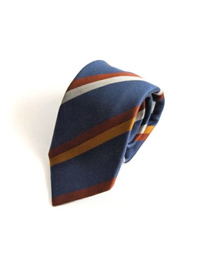 LUIGI BORRELLI ルイジボレッリ レジメンタルネクタイ BORDO | ITAL