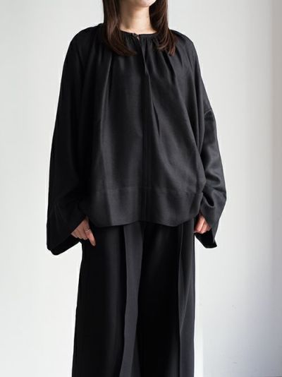 YANUKヤヌーク パンツ Relaxワイドストレート LILITH IND(NAVY) | ITAL