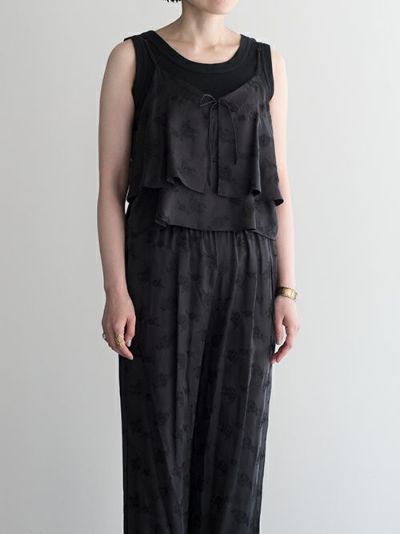 TICCAティッカ フラワーベロアベスト KHAKI | ITAL STYLE WEAR