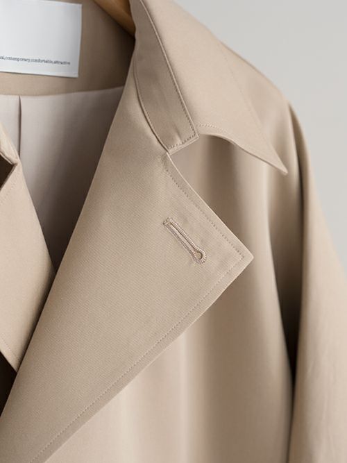 美品✨ティッカ 定価6.4万 近年テントコート ダブルブレスト トープ 美品✨ティッカ 定価6.4万 近年テントコート ダブルブレスト トープ